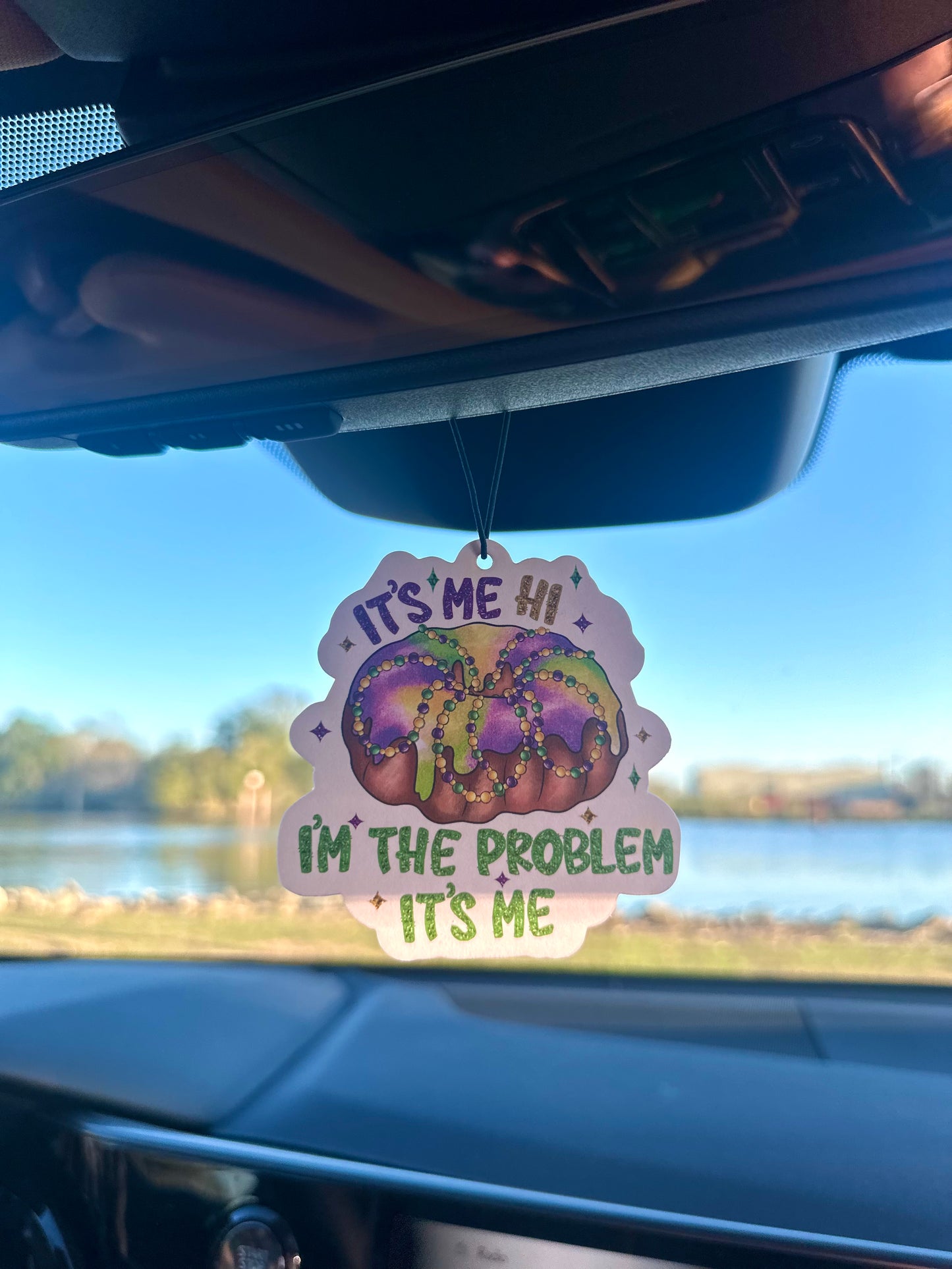 It’s Me Hi I’m the Problem It’s Me Car Freshie (Vanilla+Cinnamon Cake Scent)