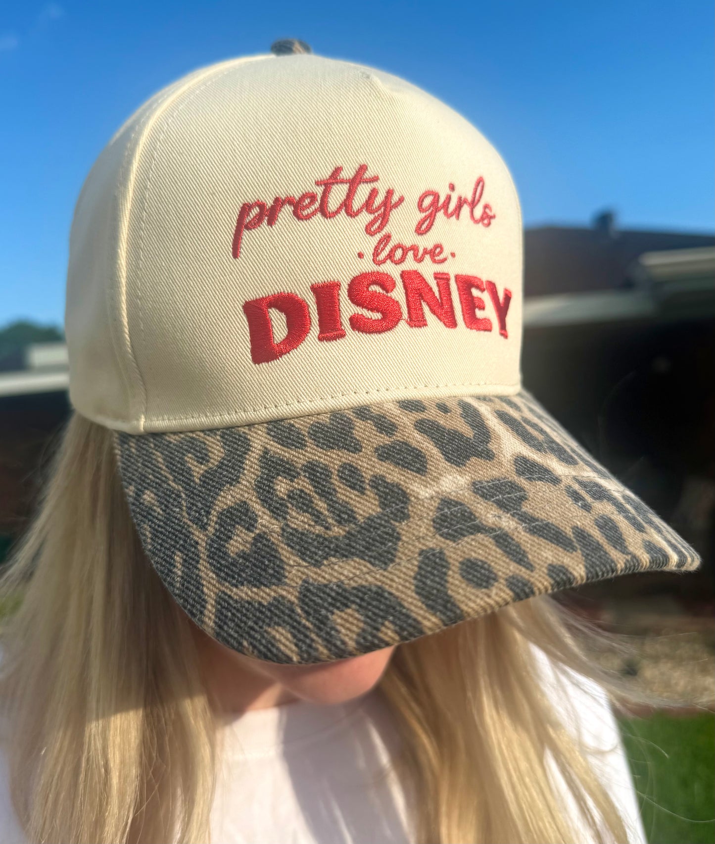 Pretty Girls Love Disney Leopard Hat
