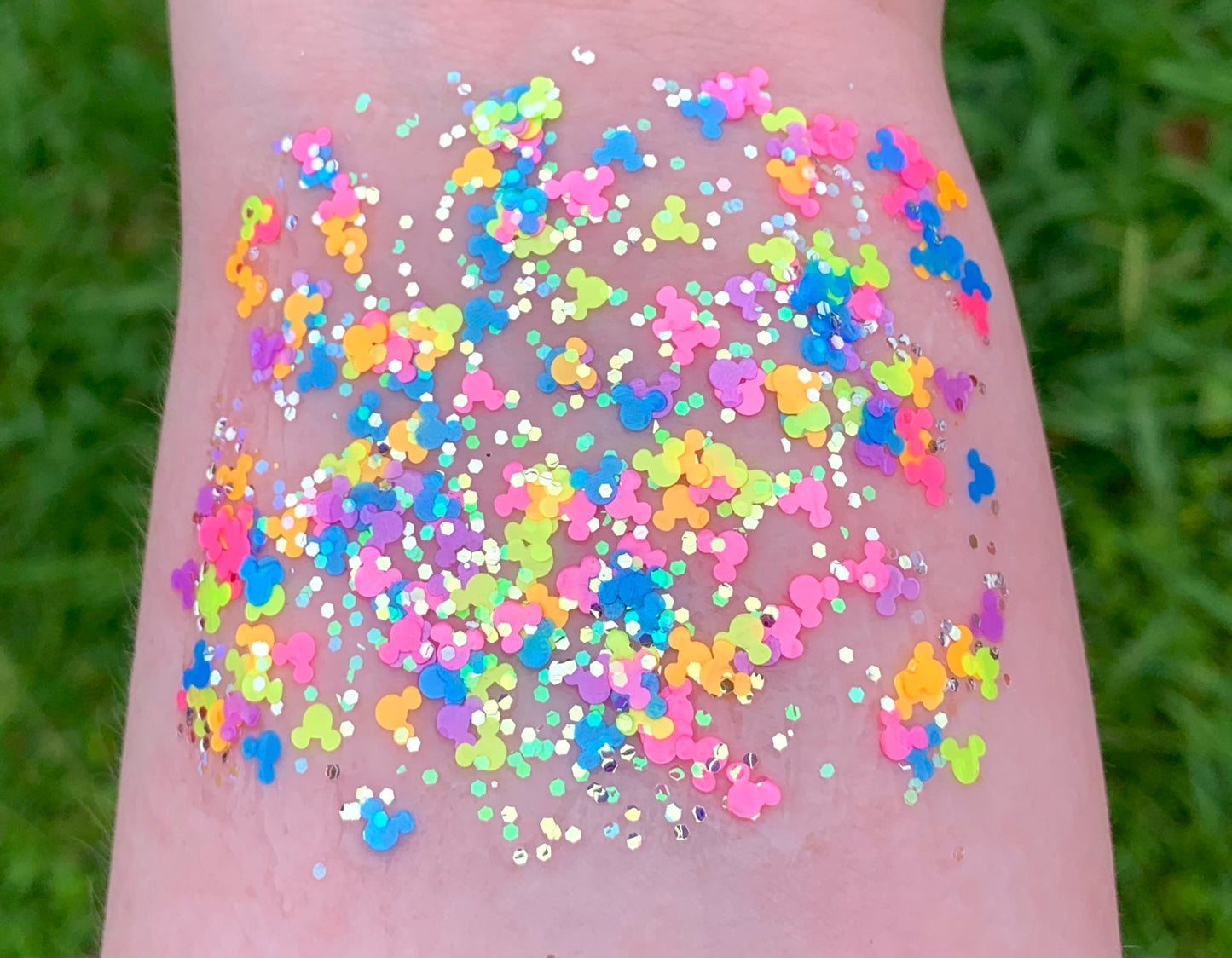 Neon Mickey Organic Hair/Body/Face Glitter