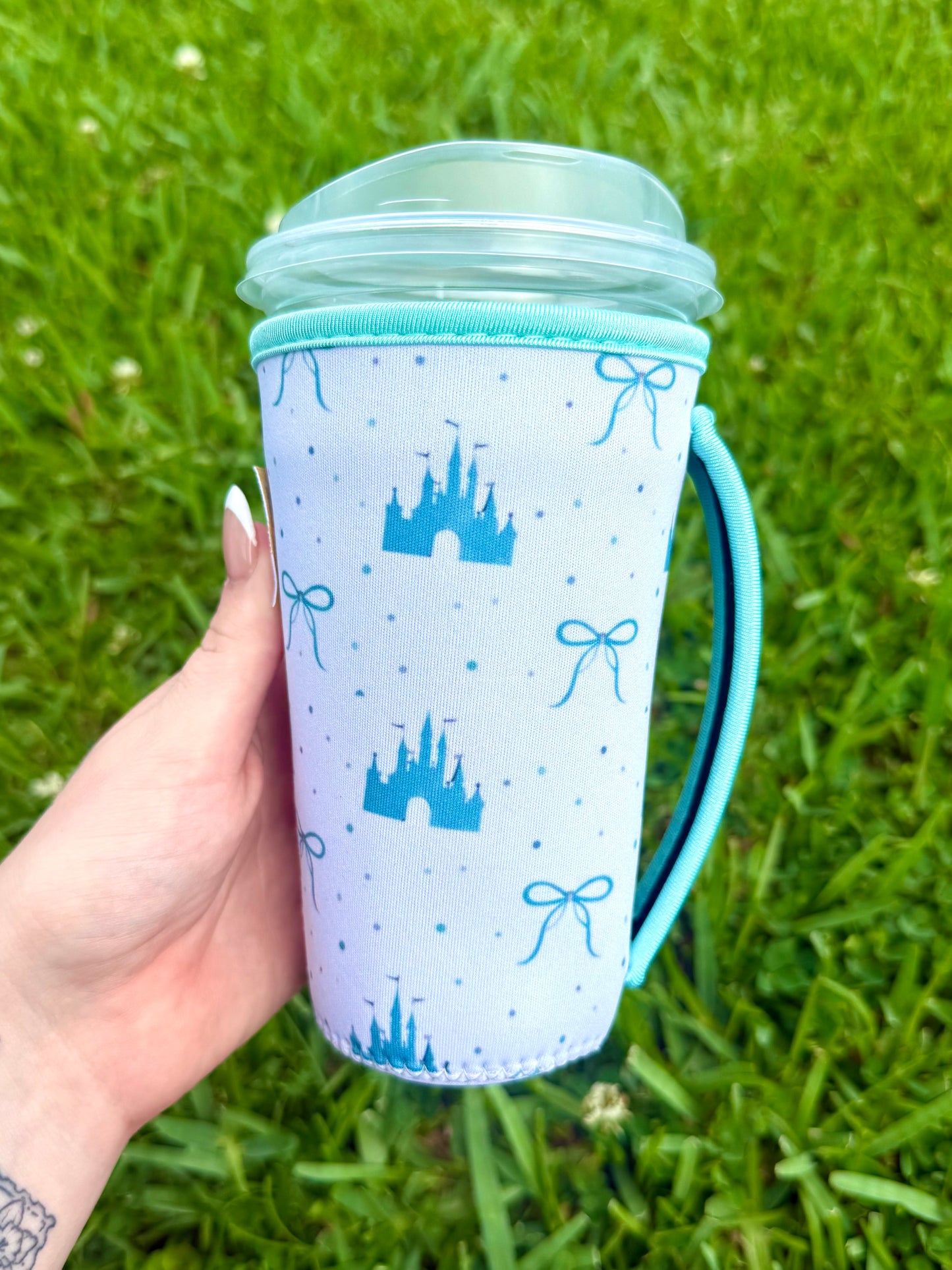 Teal Castle Large W Handle