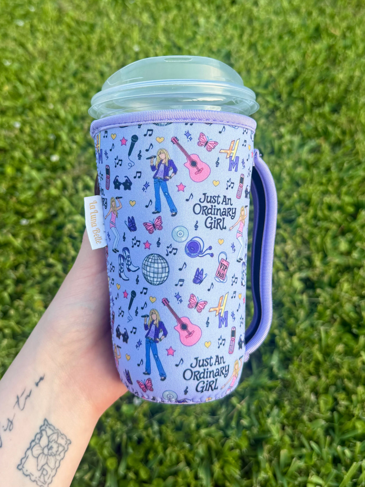 Disney Hannah Montana Large Cup Sleeve With Handle