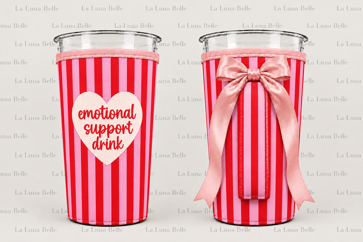 Pre Order: Emotional Support Drink Large Cup Sleeve
