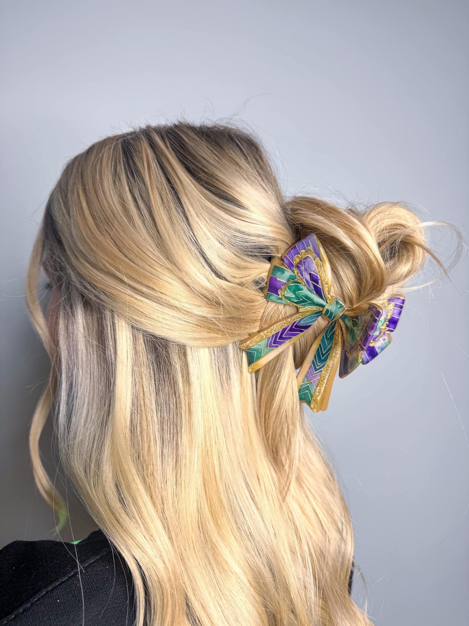 Mardi Gras Claw Clips