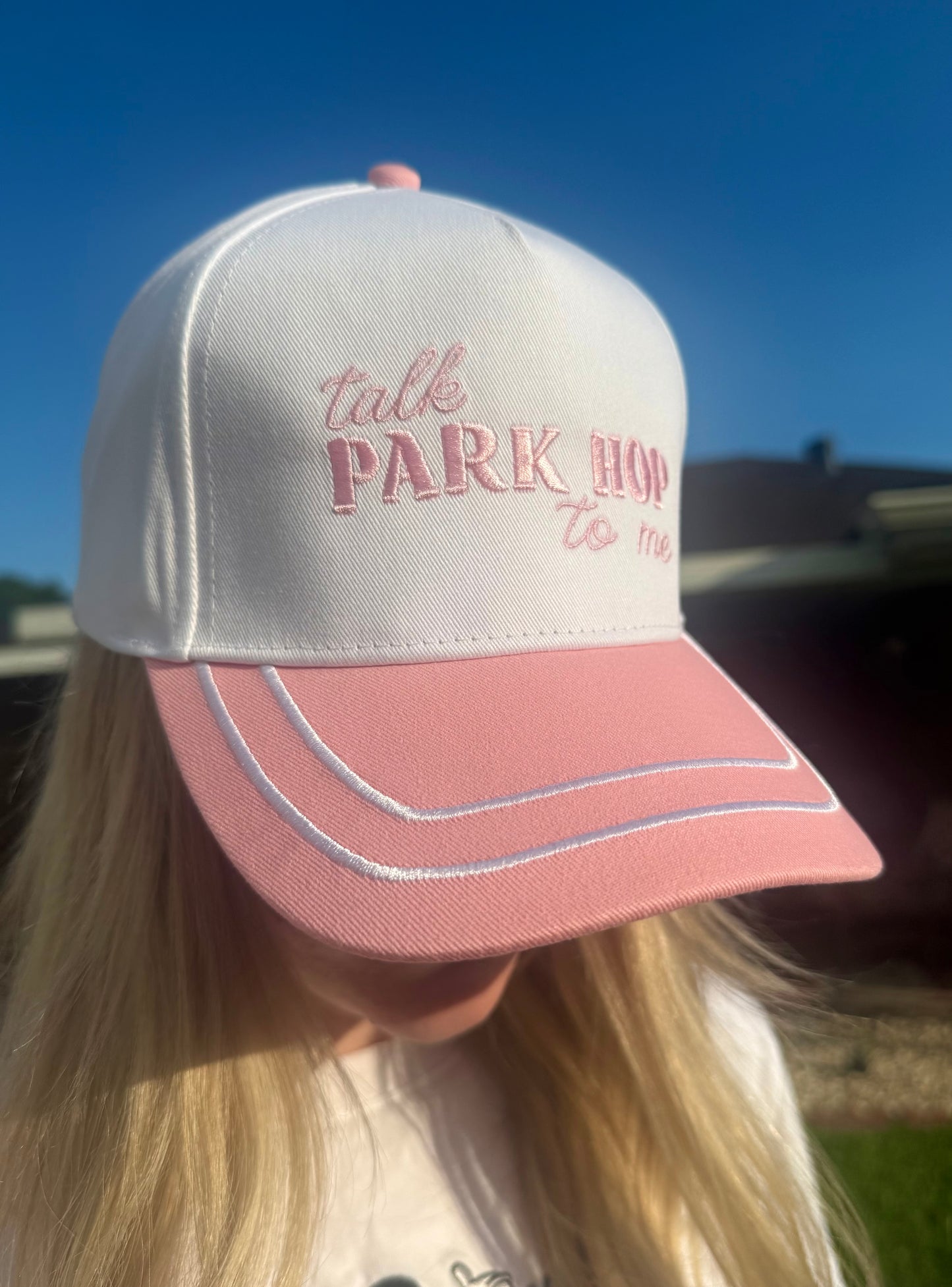 Talk Park Hop To Me Pink Hat