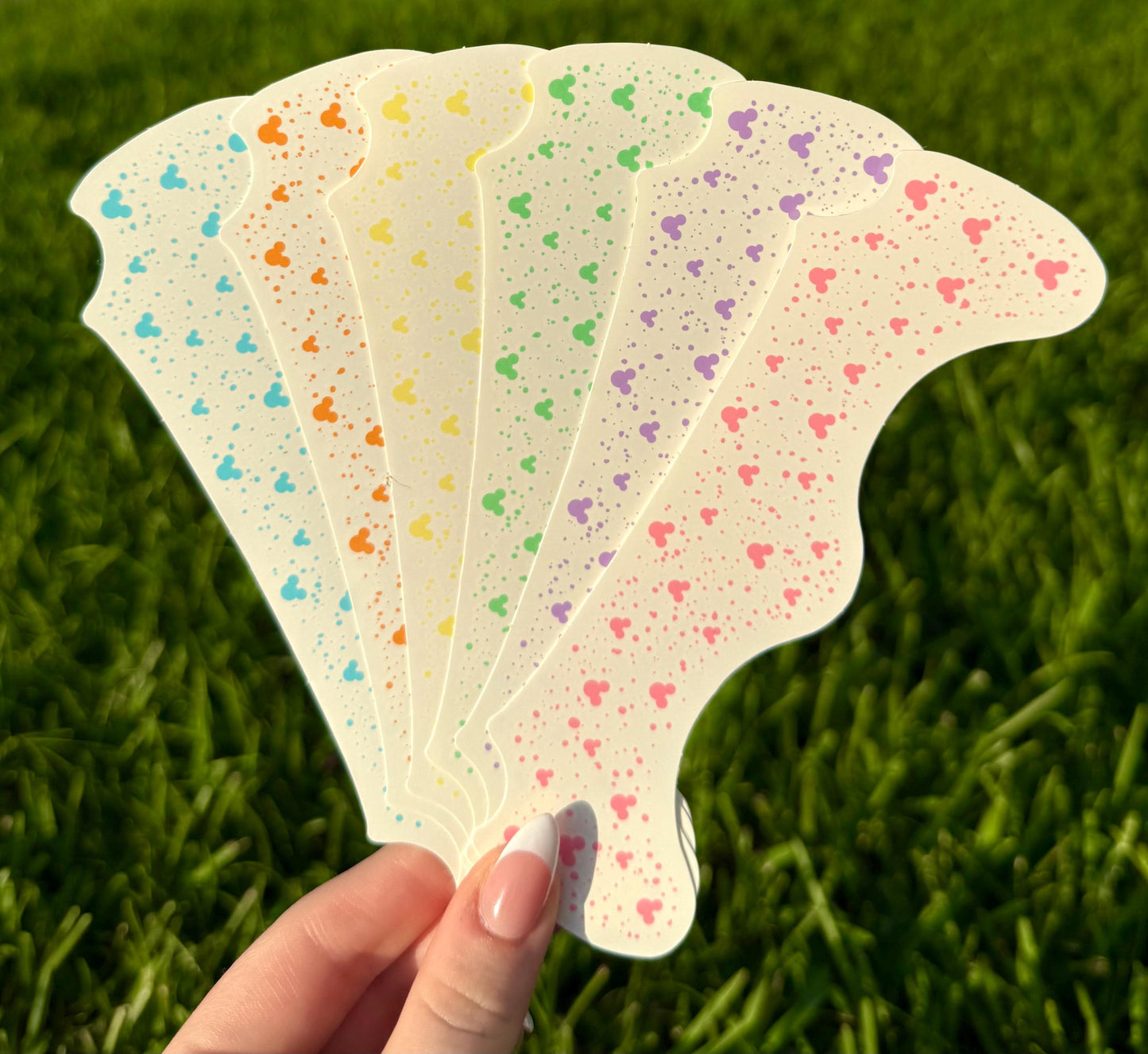 12pc FACE SPARKLES Mouse Neon and Pastel Colors