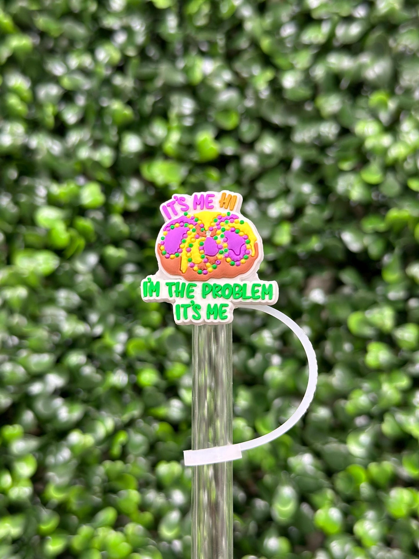 It’s Me Hi, I’m the Problem King Cake Straw Topper