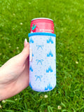 Blue Castle Slim Can Sleeve