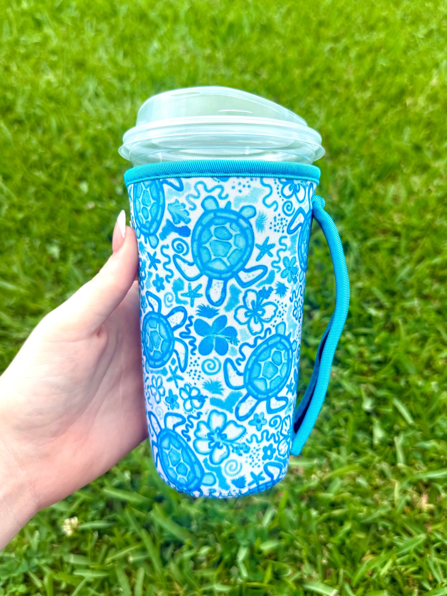 Blue Turtle Large W Handle