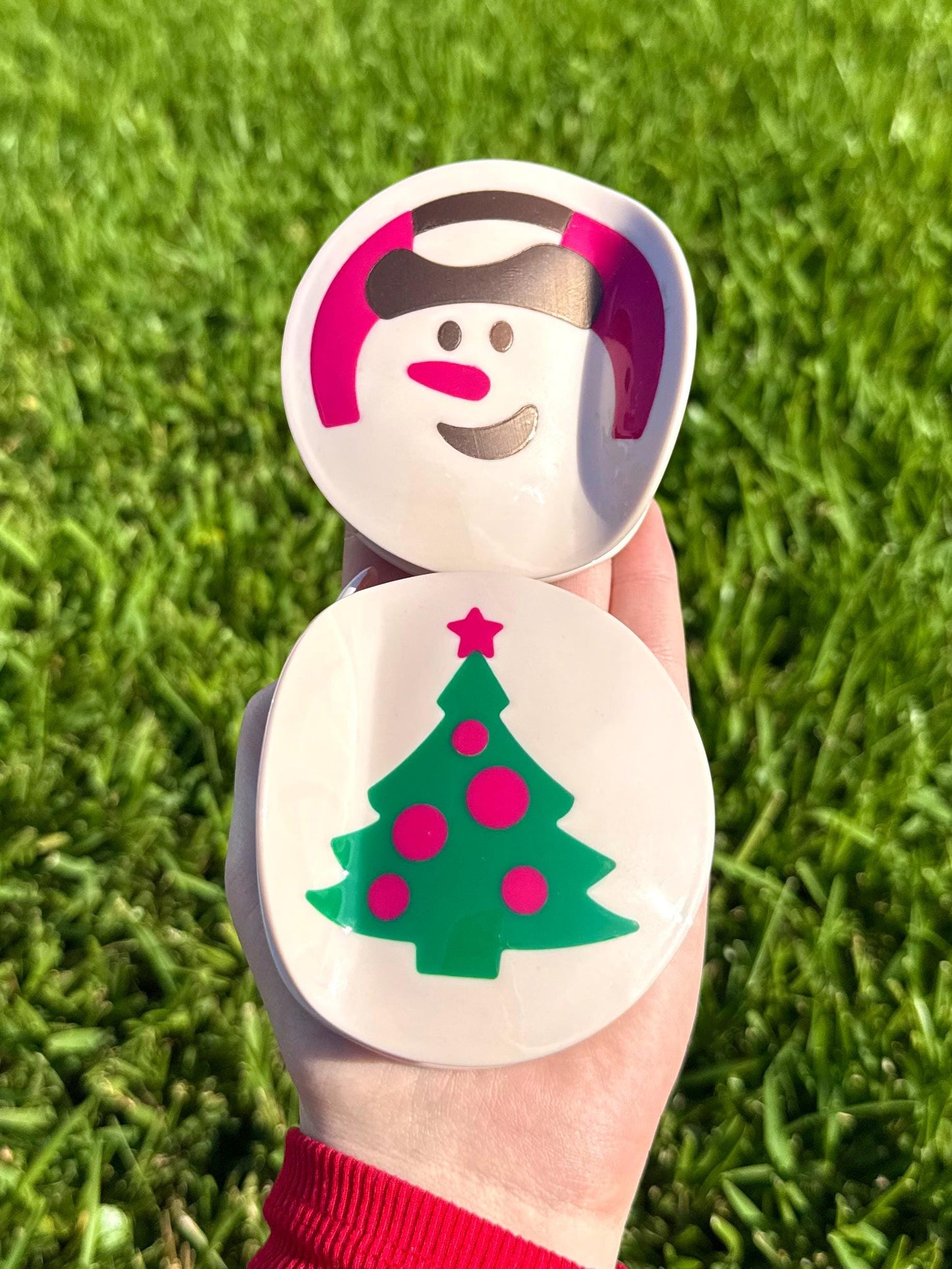 Christmas Pillsbury Cookie Double Sided Claw Clip