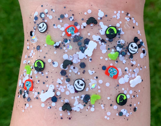 Jack & Sally Organic Hair/Body/Face Halloween Glitter