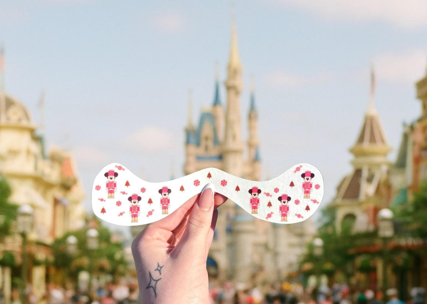 FACE SPARKLES Mickey Nutcracker