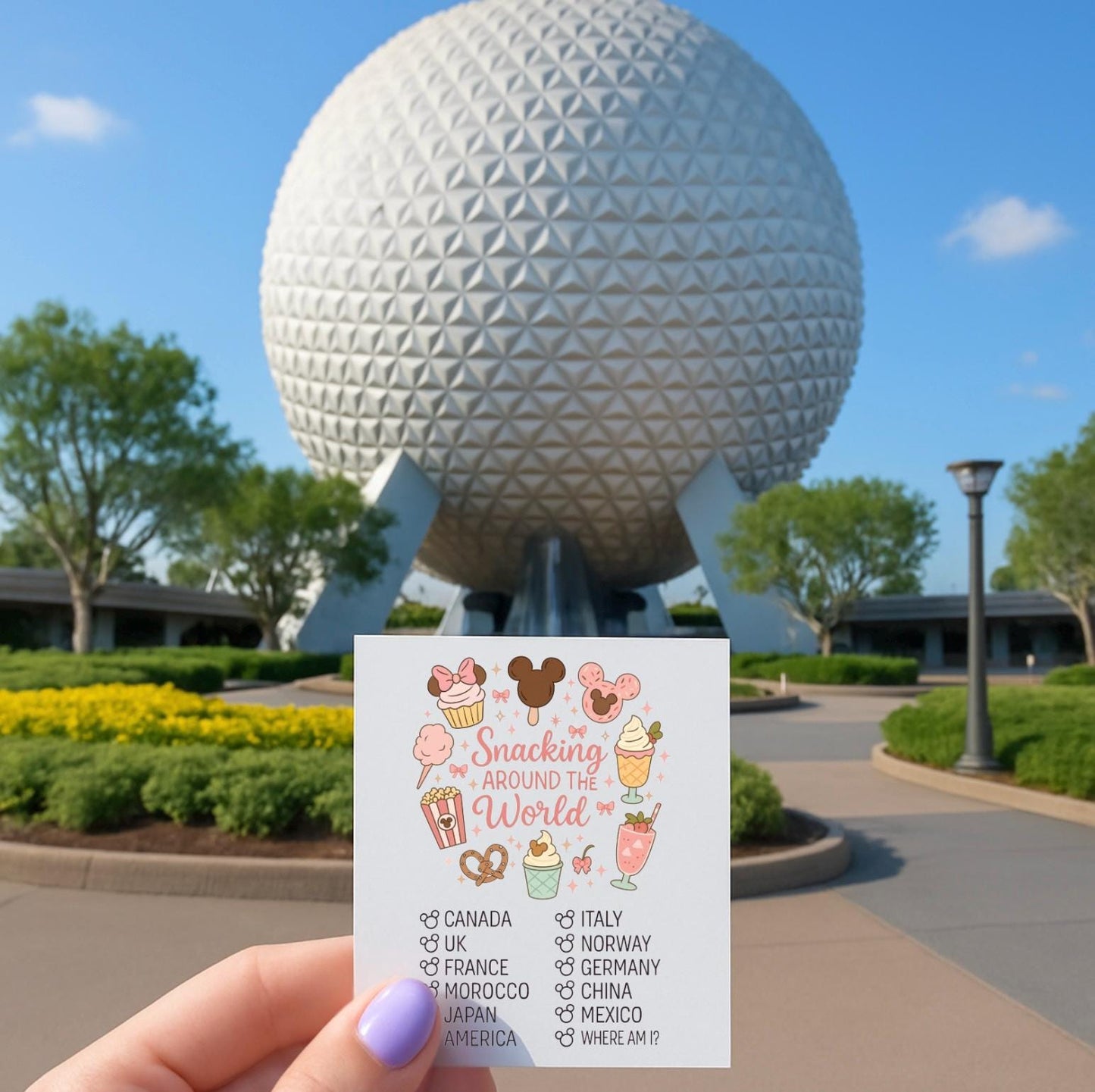 Snacking Around the World Tattoo |Epcot World Showcase |Snacking Around the World Showcase Passport