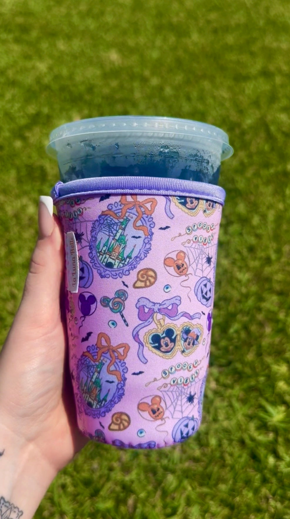 Disney Halloween Light Spooky Vibes Medium Cup Sleeve