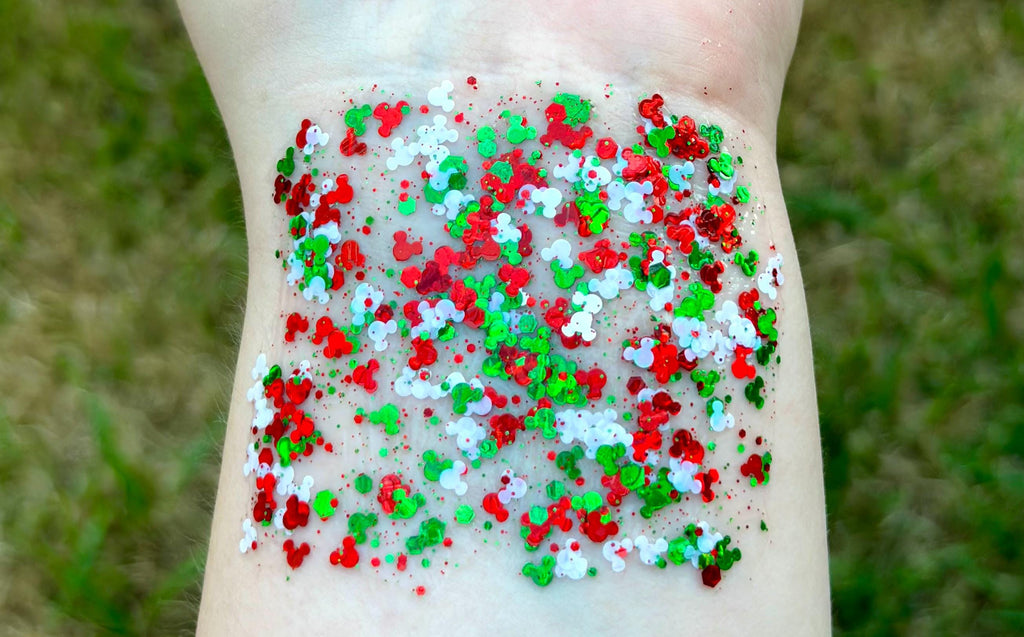 Christmas Mickey Organic Hair/Body/Face Glitter