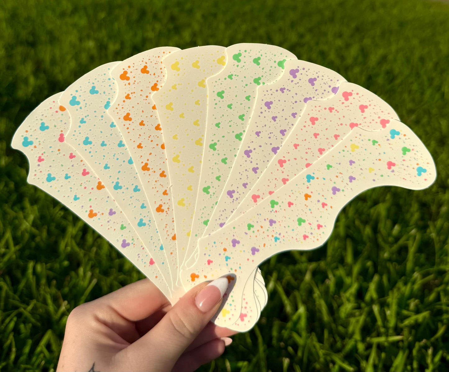 16pc FACE SPARKLES Mouse Neon and Pastel Colors