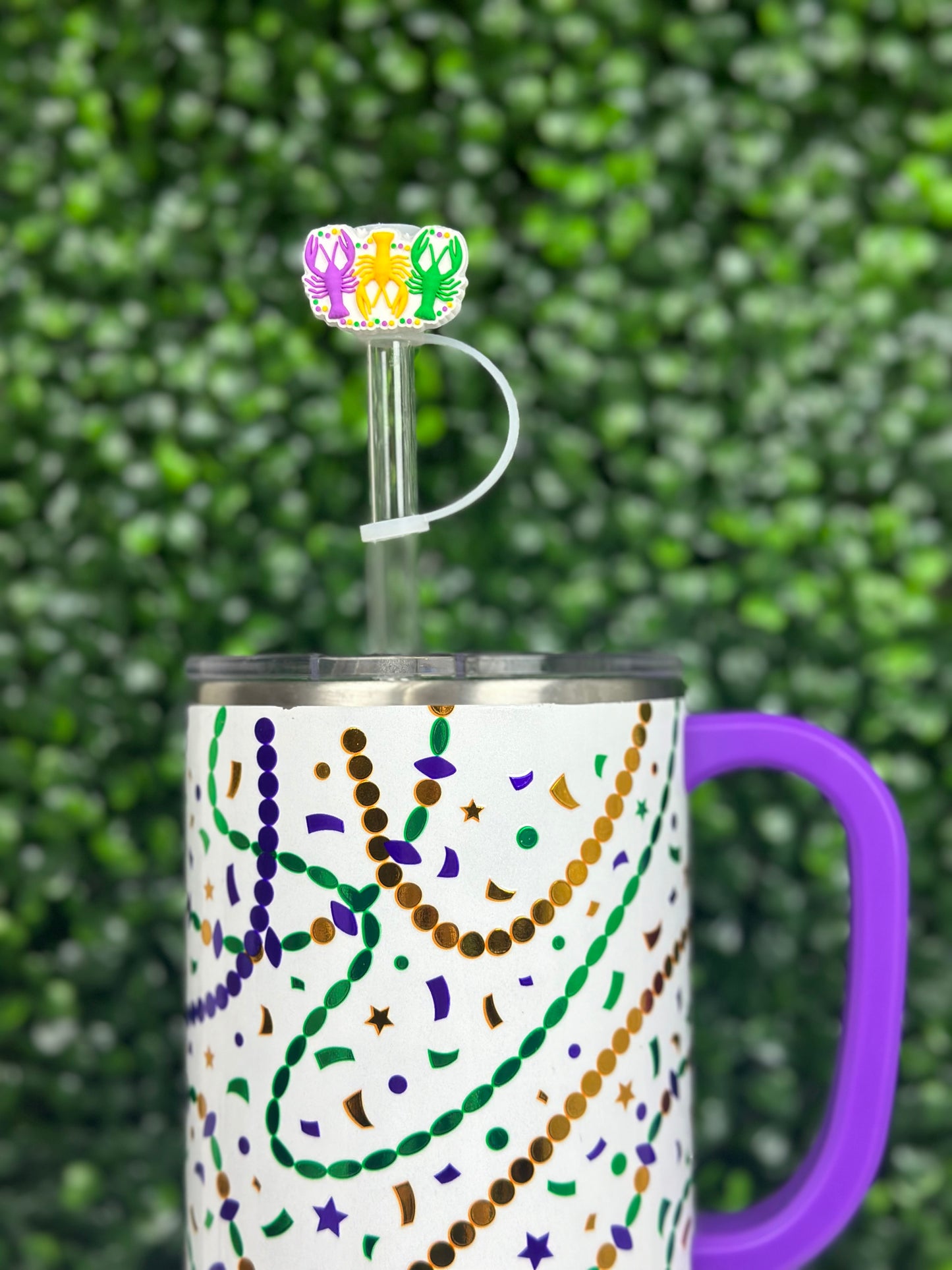 Mardi Gras Crawfish Straw Topper (Pre-Order ETA beginning of January)