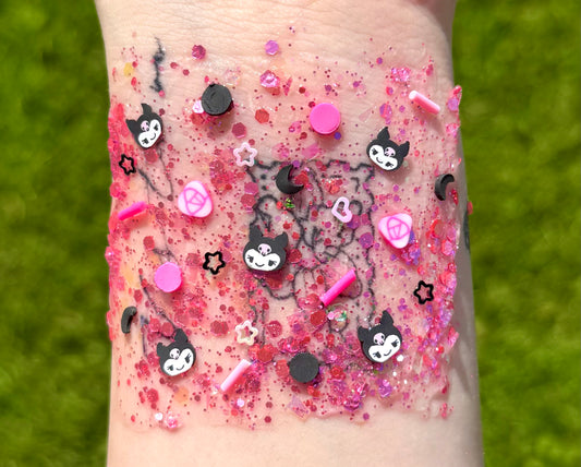 Pink Kitty Organic Hair/Body/Face Halloween Glitter