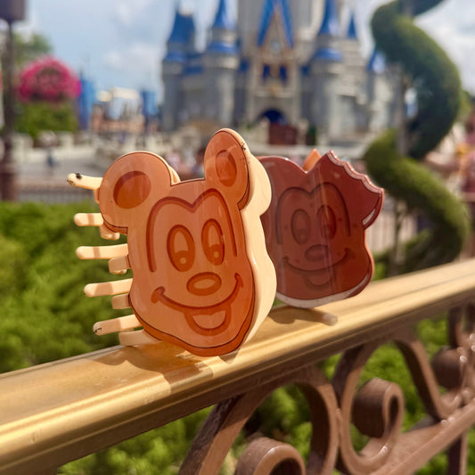 Mickey Waffle Claw Clip
