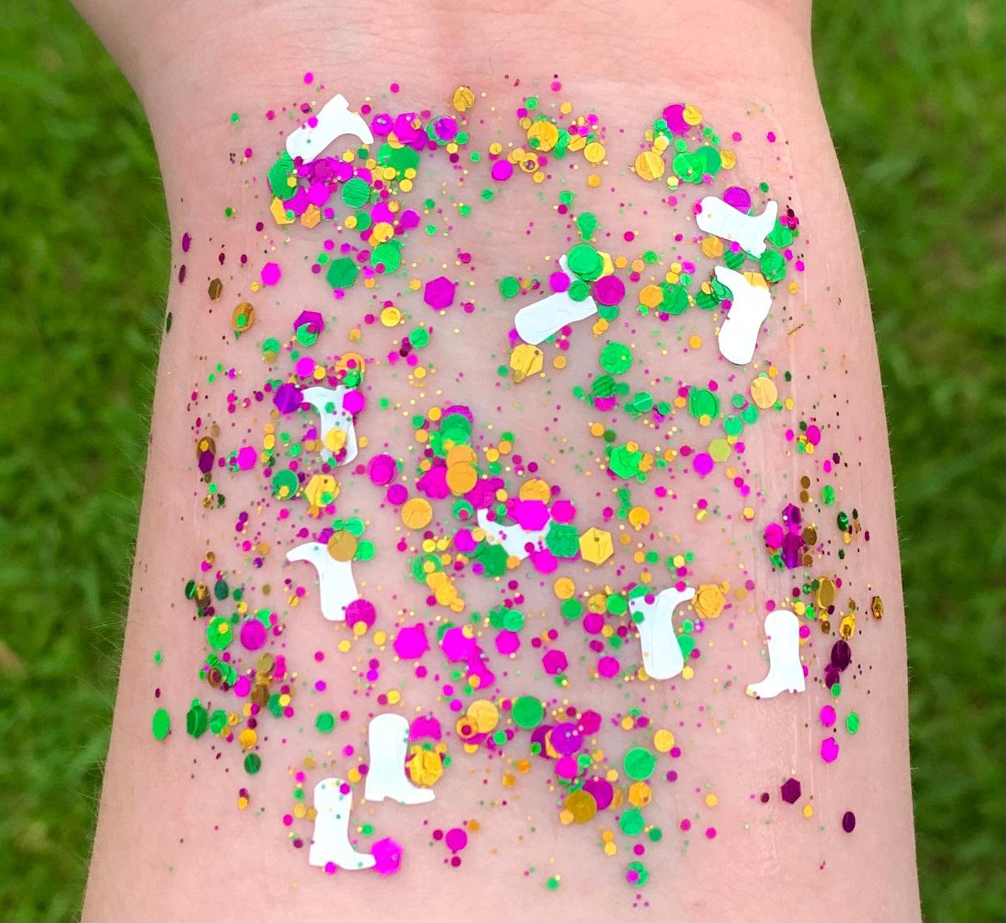 Organic Mardi Gras Hair/Body/Face Glitter Sample Pack