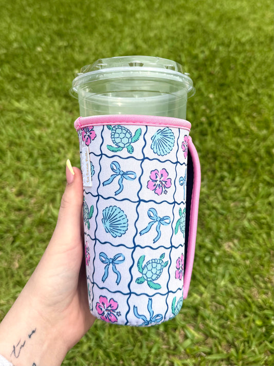 Beach Bow Large Cup Sleeve