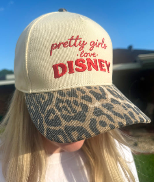 Pretty Girls Love Disney Leopard Hat