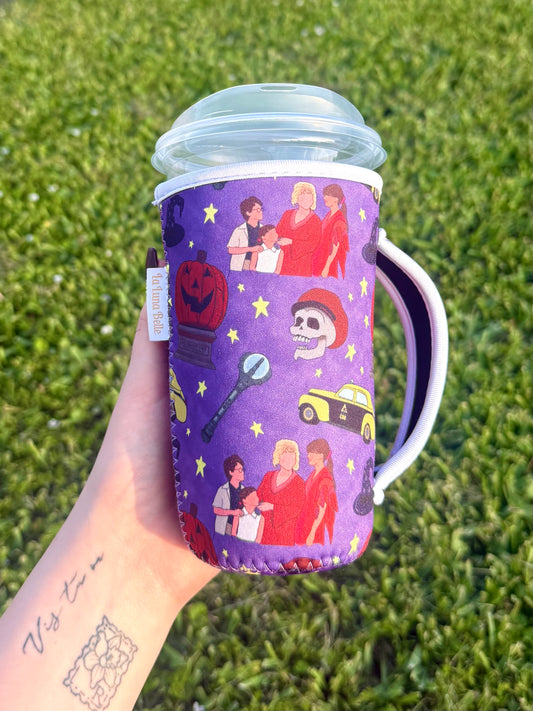 Halloweentown Large Cup Sleeve With Handle