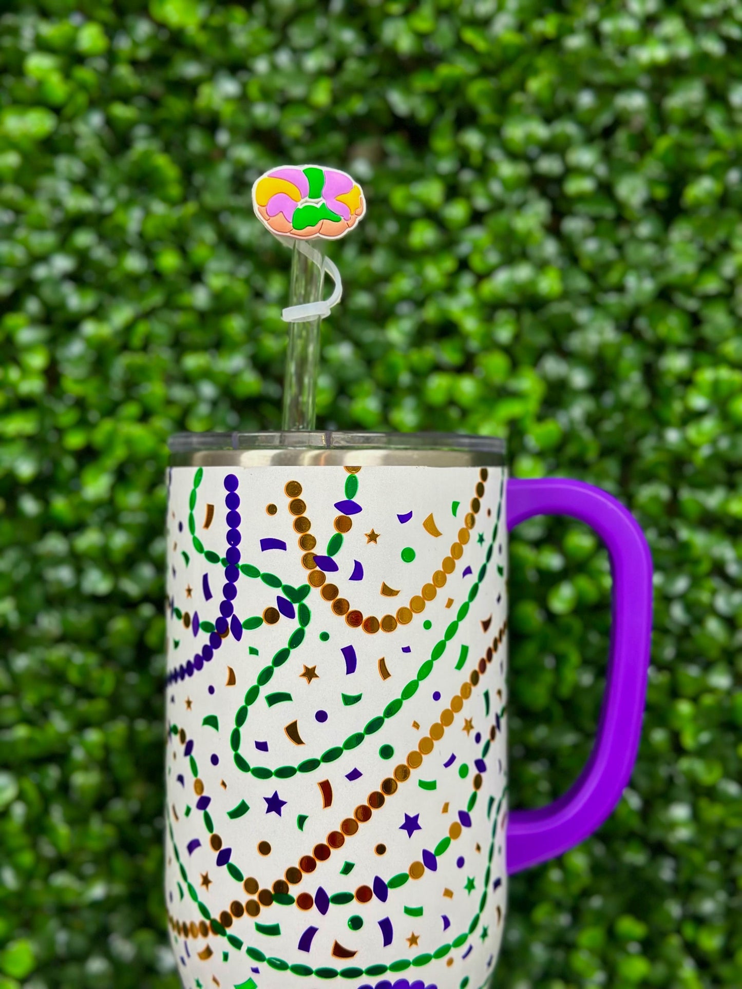 King Cake Straw Topper Bundle