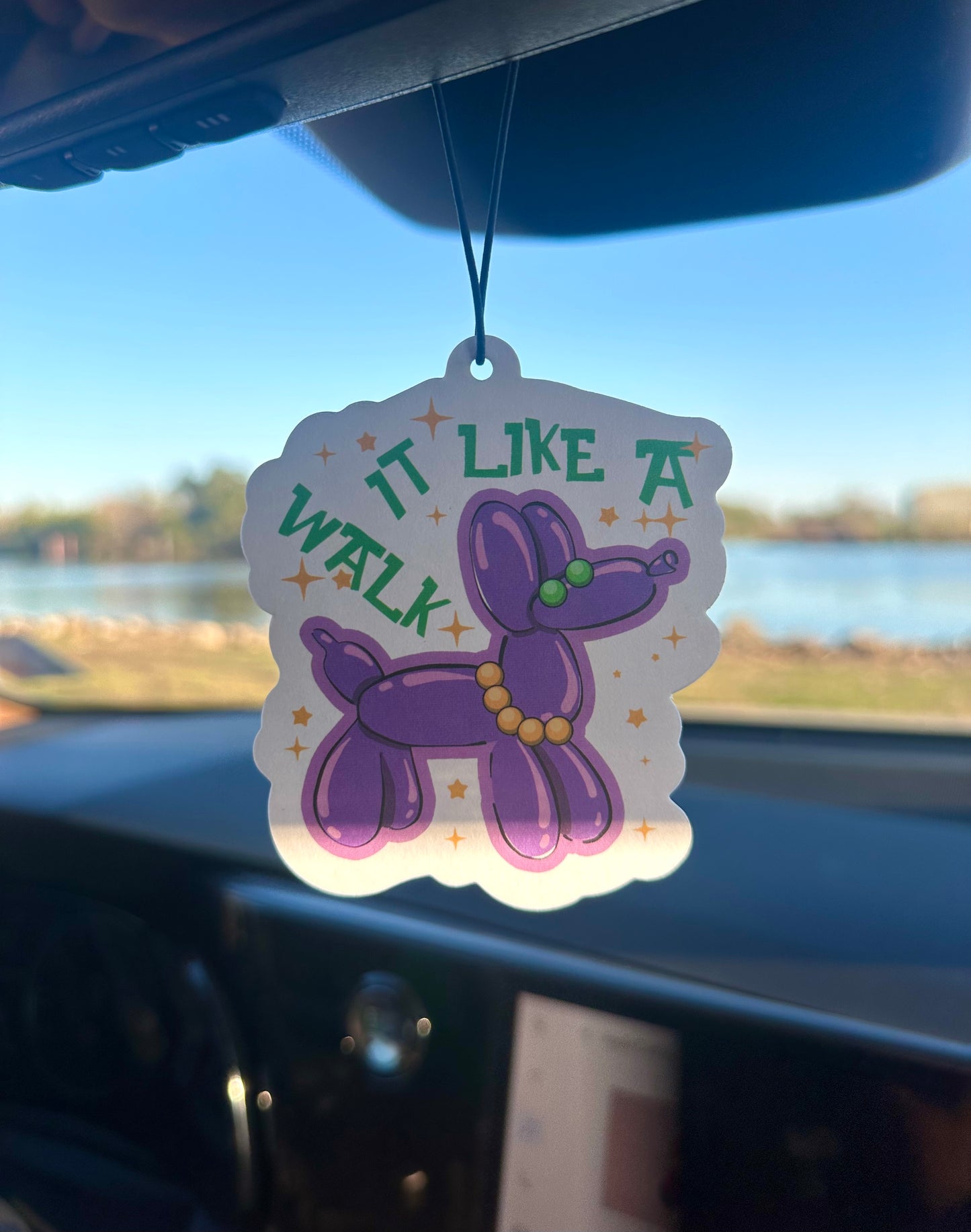Walk It Like A Dog Car Freshie