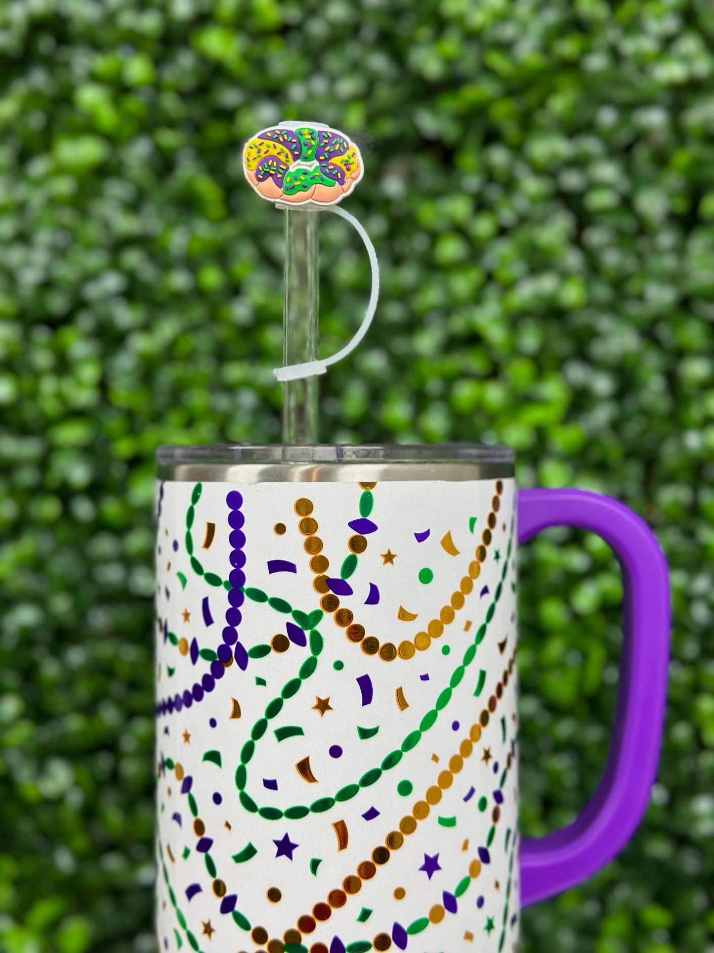 King Cake Straw Topper Bundle