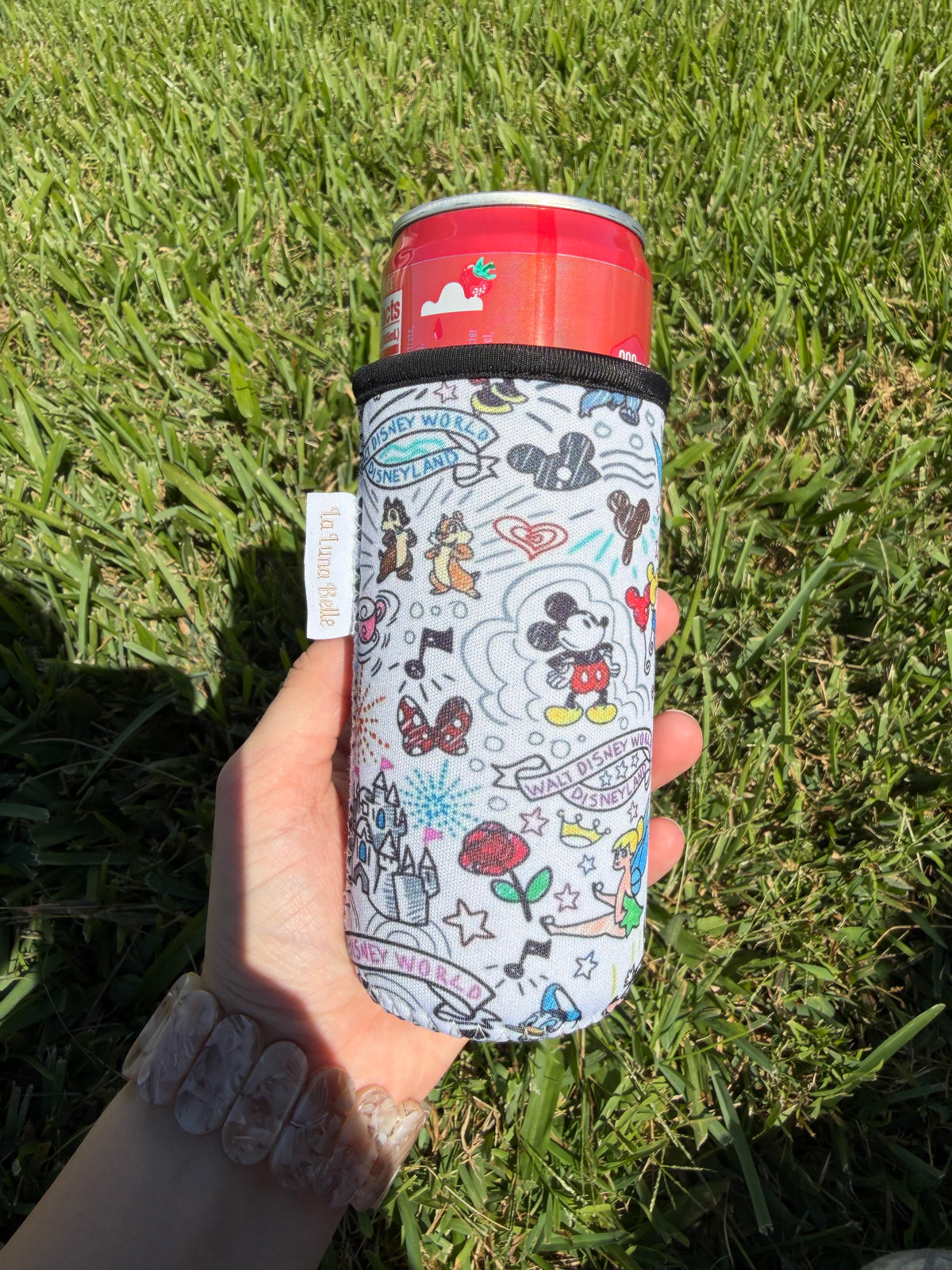 Dooney Pattern Slim Can Cup Sleeve