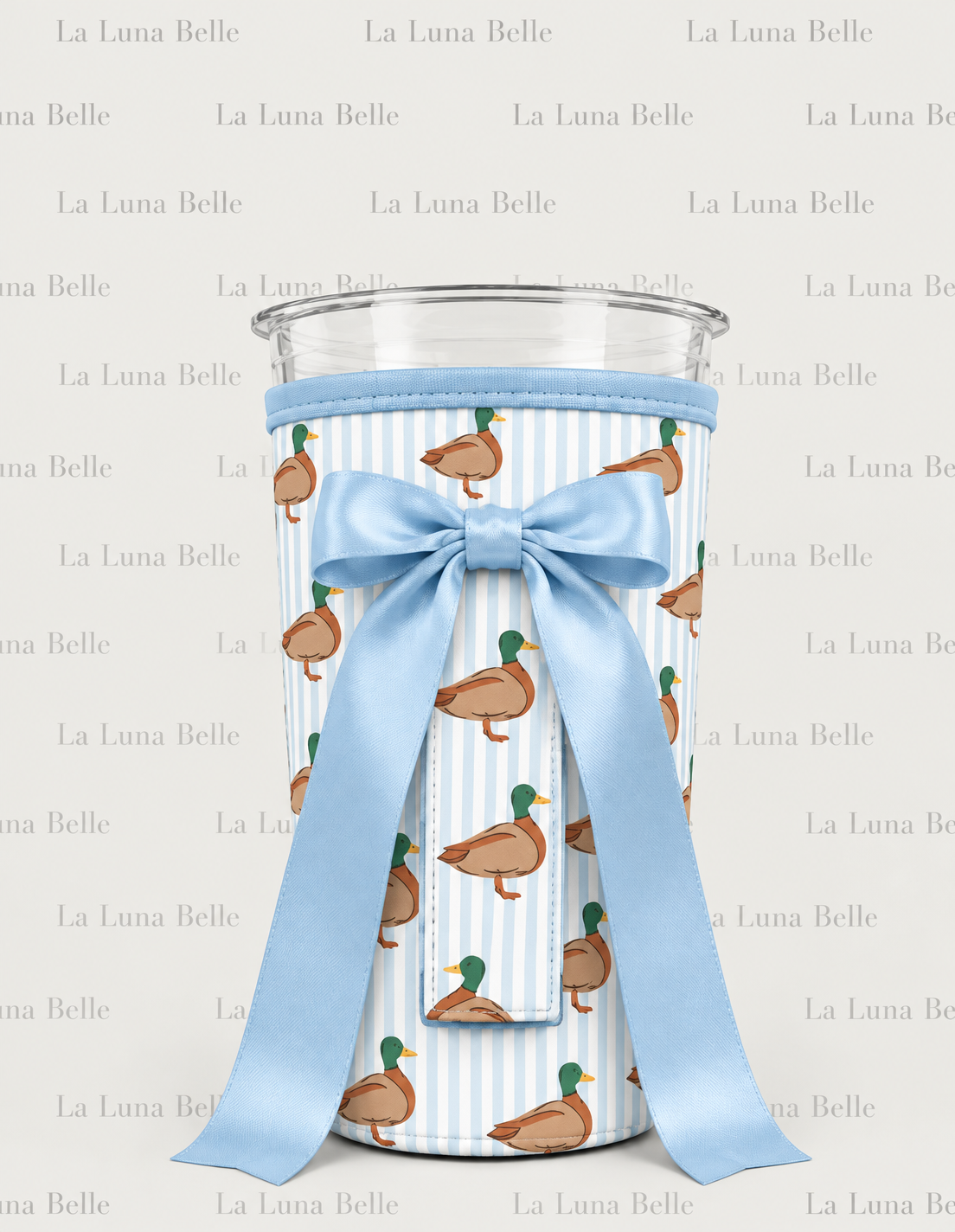 Pre Order: Mallard Stripe Large Cup Sleeve