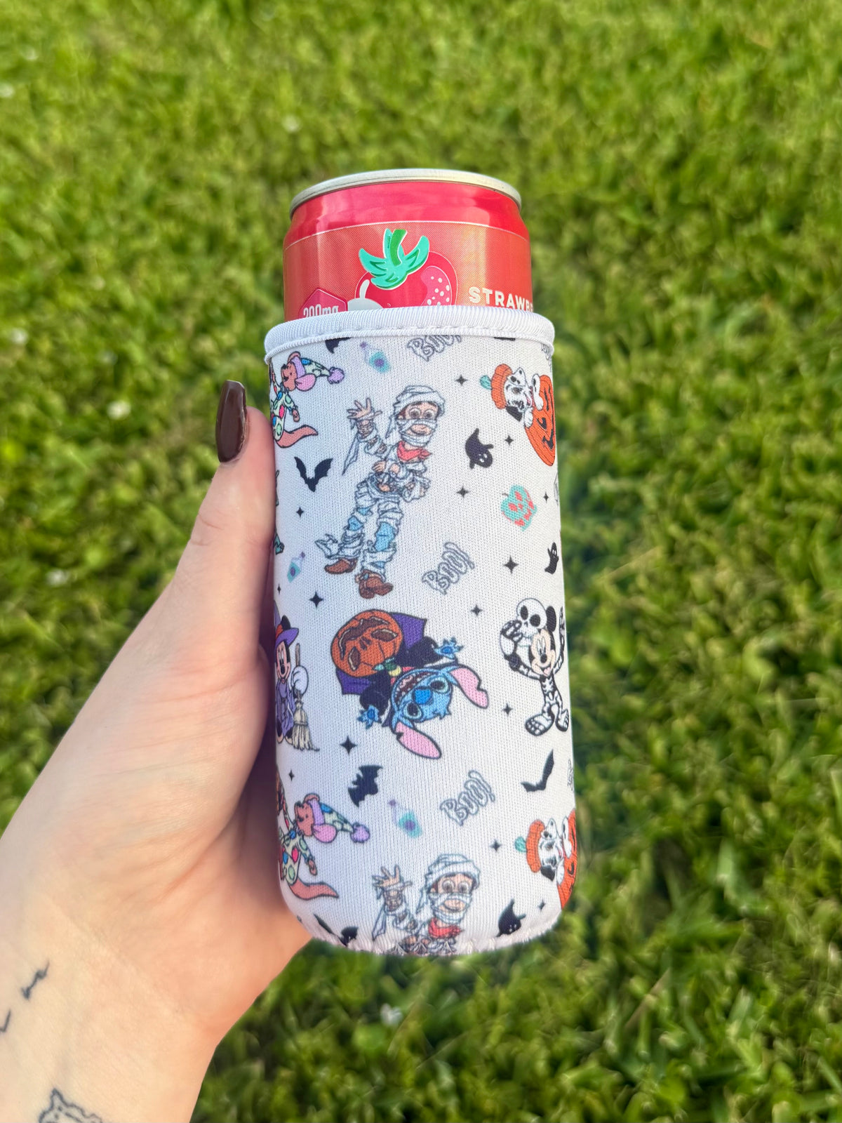 Disney Halloween Character Slim Can Sleeve