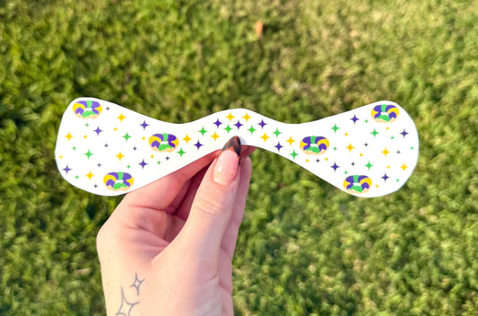 Mardi Gras King Cake FACE SPARKLES