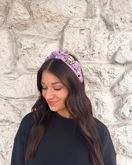 Mardi Gras Marching Boots Headband
