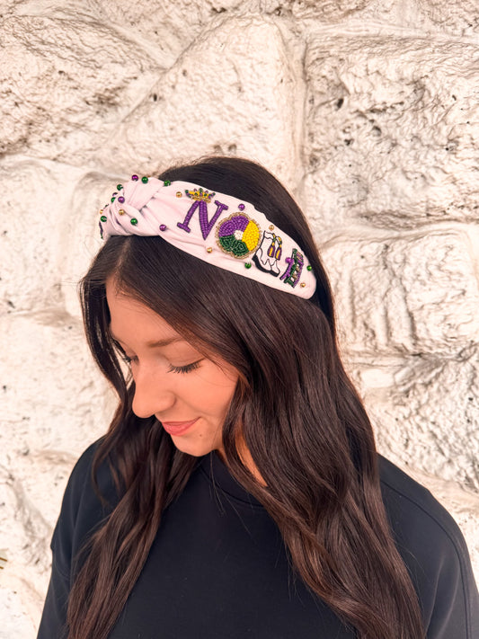 Mardi Gras Nola Headband