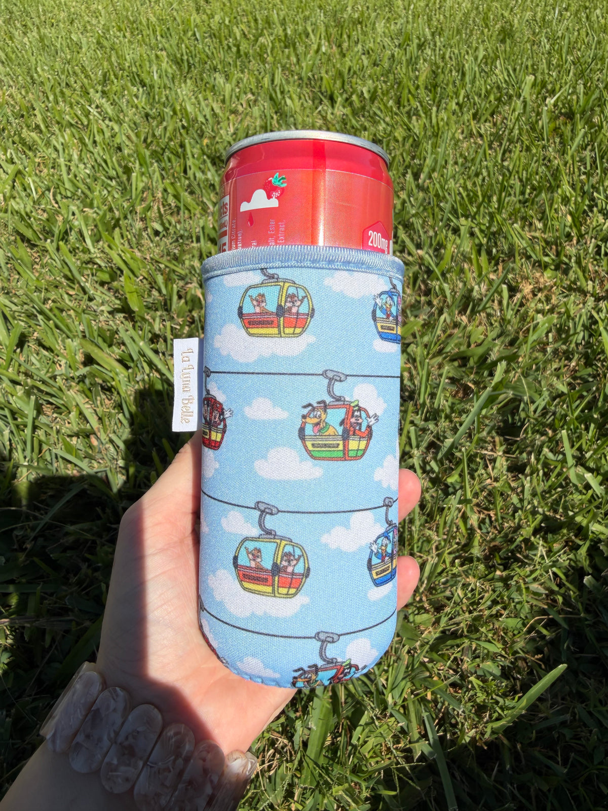 Disney Skyliner Slim Can Cup Sleeve