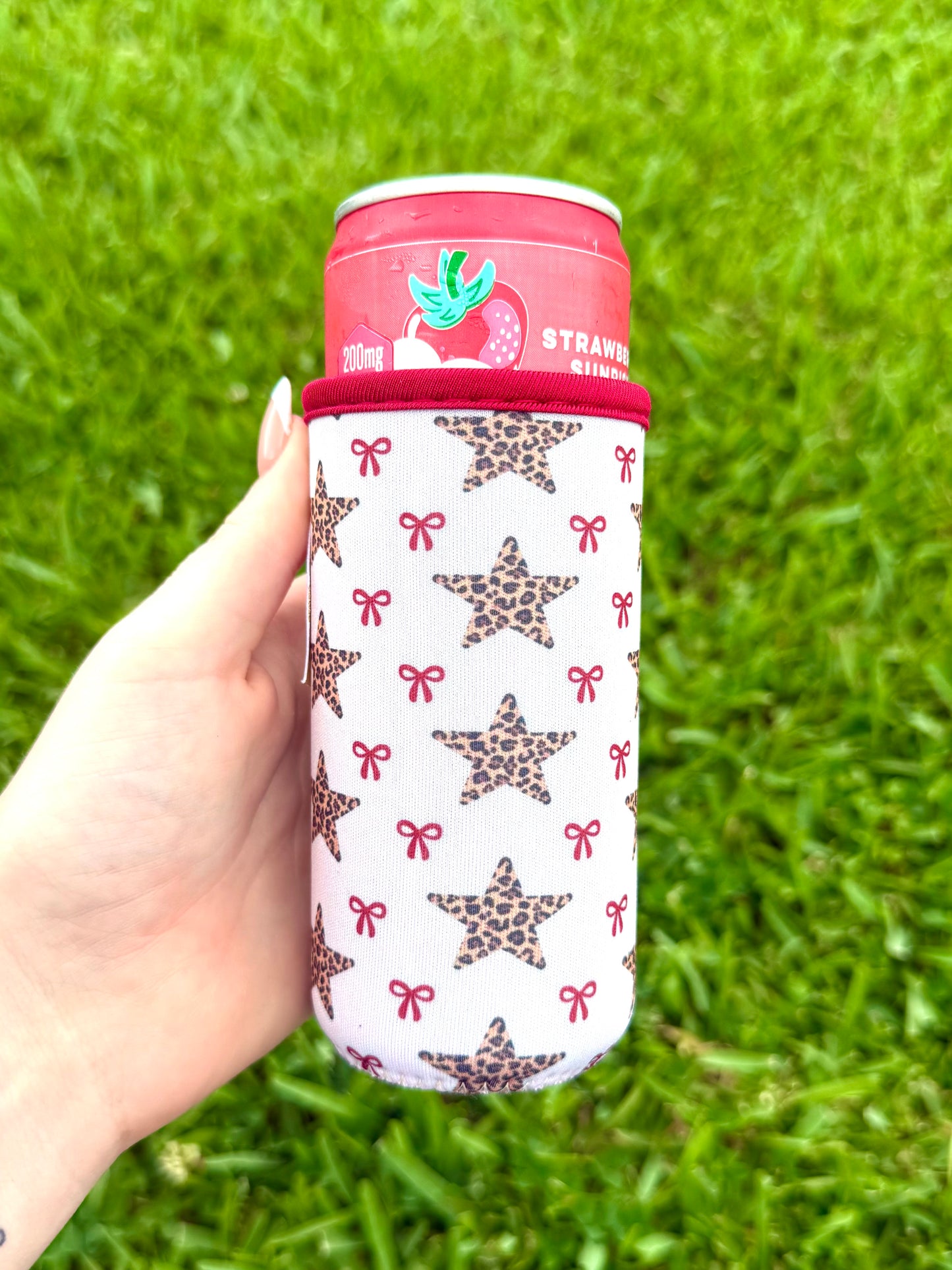 Leopard Star Slim Can