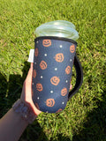 Orange Pumpkin Large Cup Sleeve