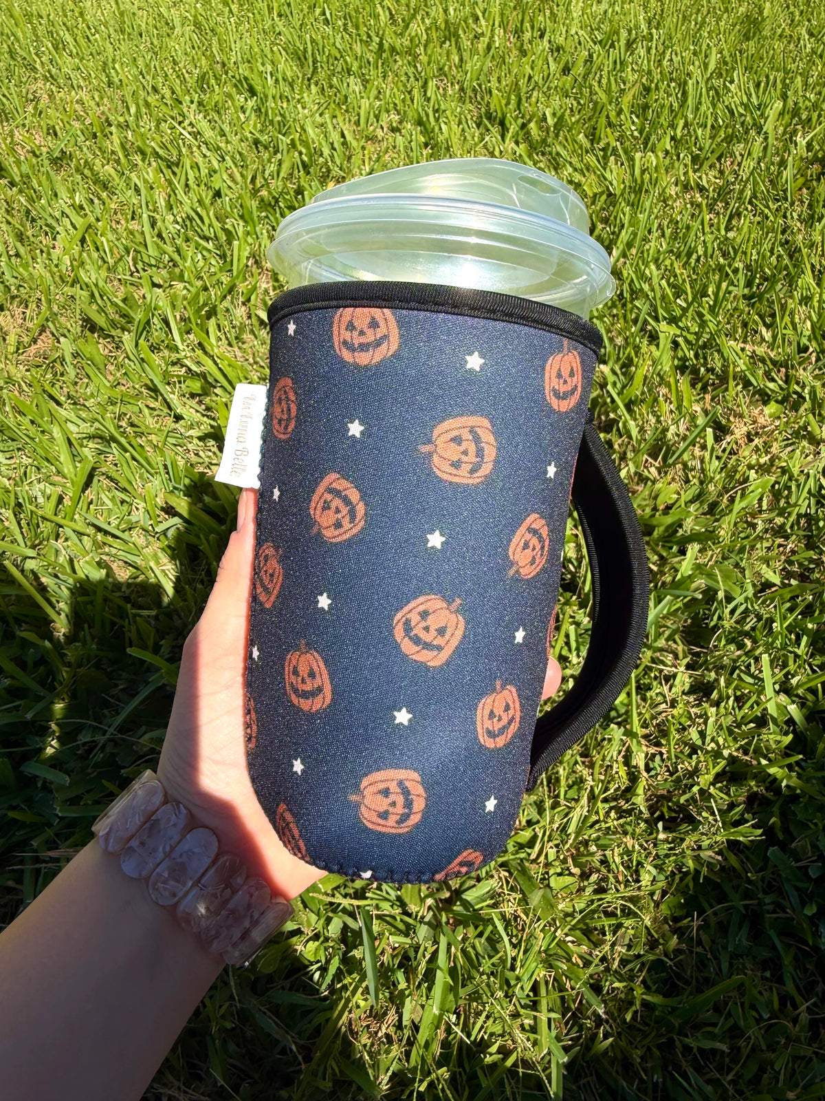 Orange Pumpkin Large Cup Sleeve