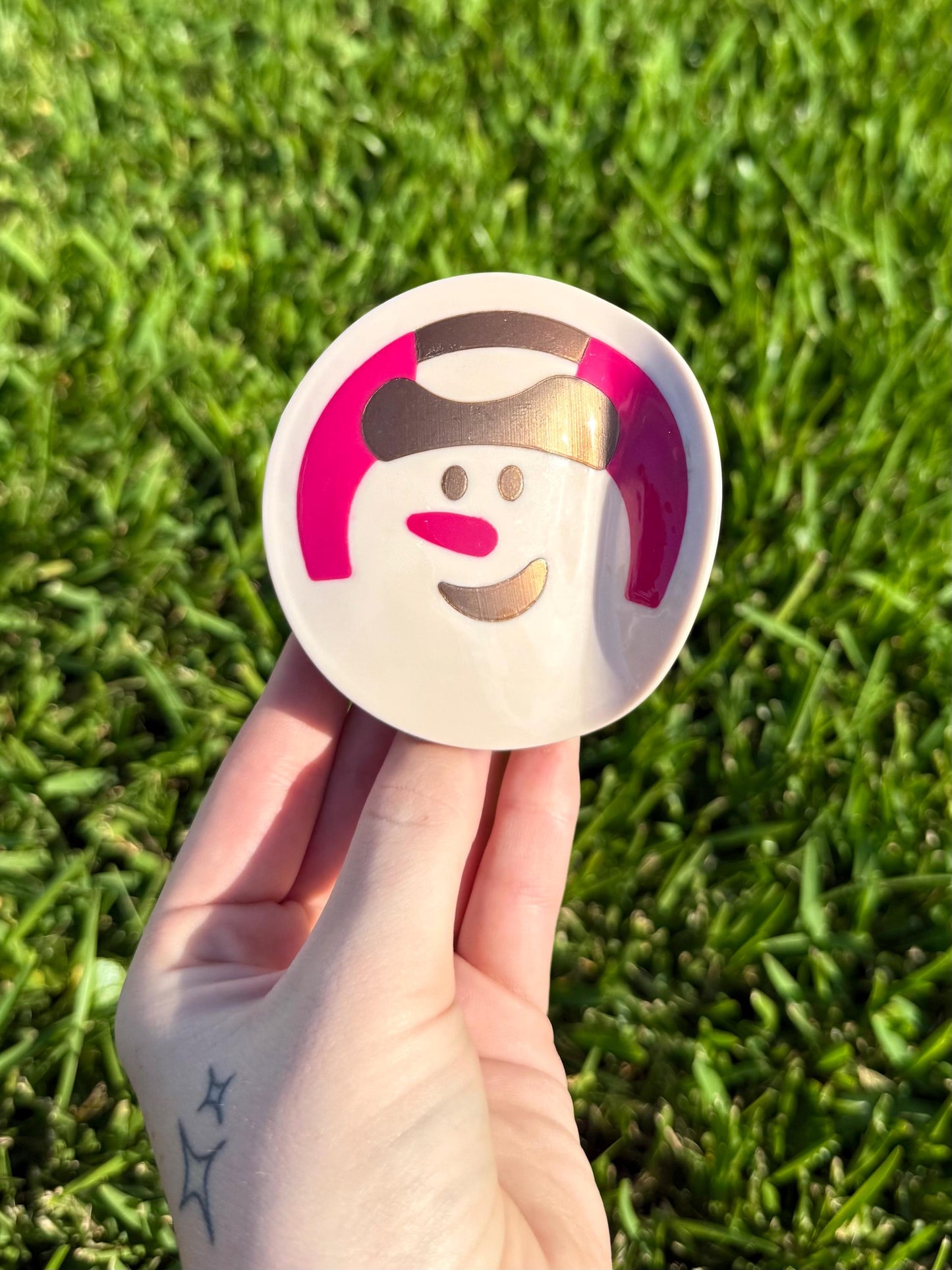 Christmas Pillsbury Cookie Double Sided Claw Clip