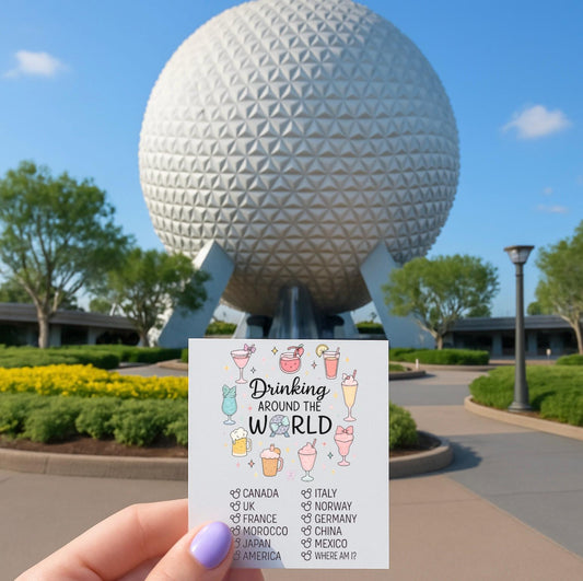 Drinking Around the World Tattoo |Epcot World Showcase |Drinking Around the World Showcase Passport