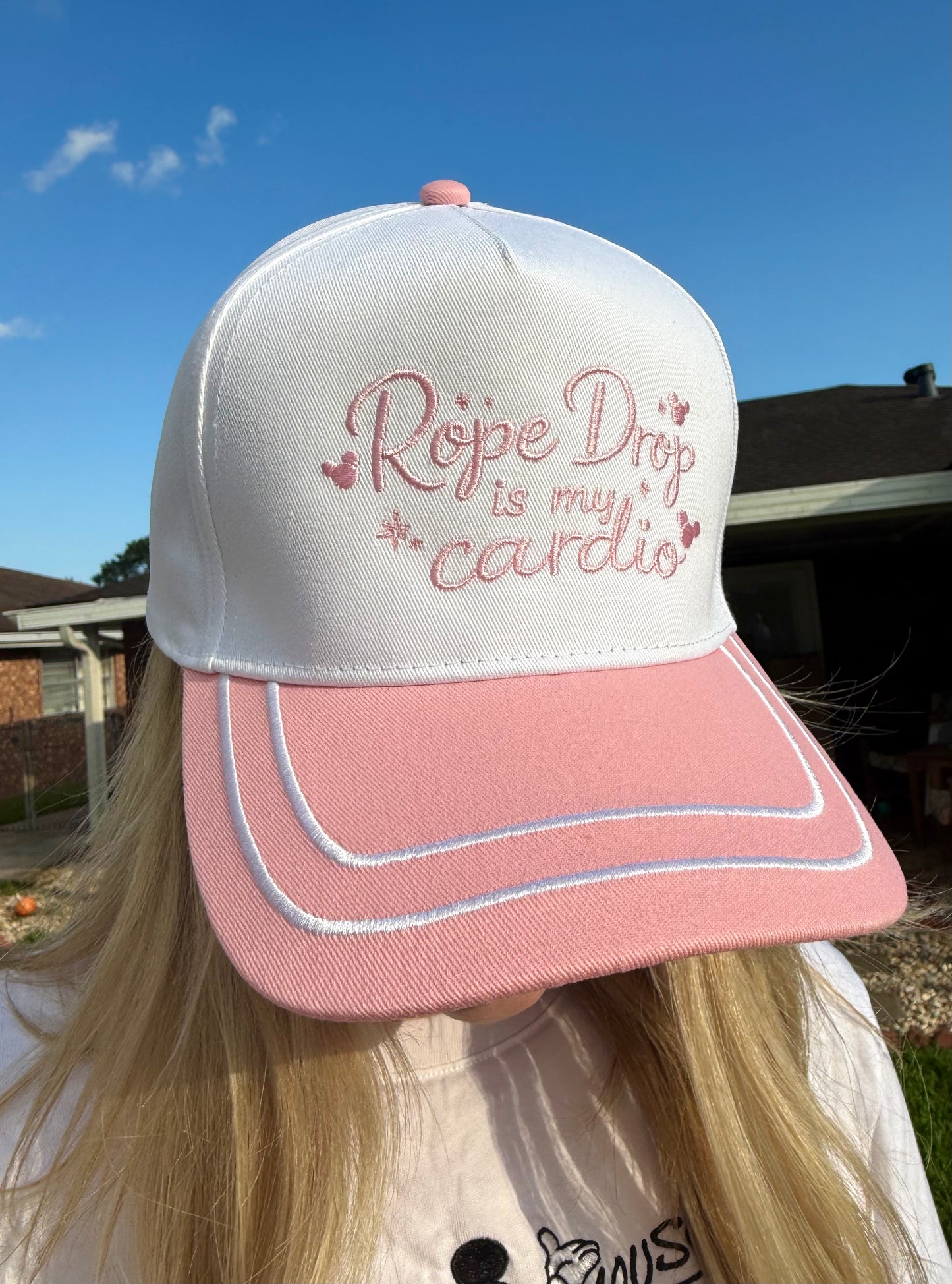 Rope Drop Is My Cardio Pink Hat