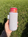 Neutral Leopard Slim Can Cup Sleeve