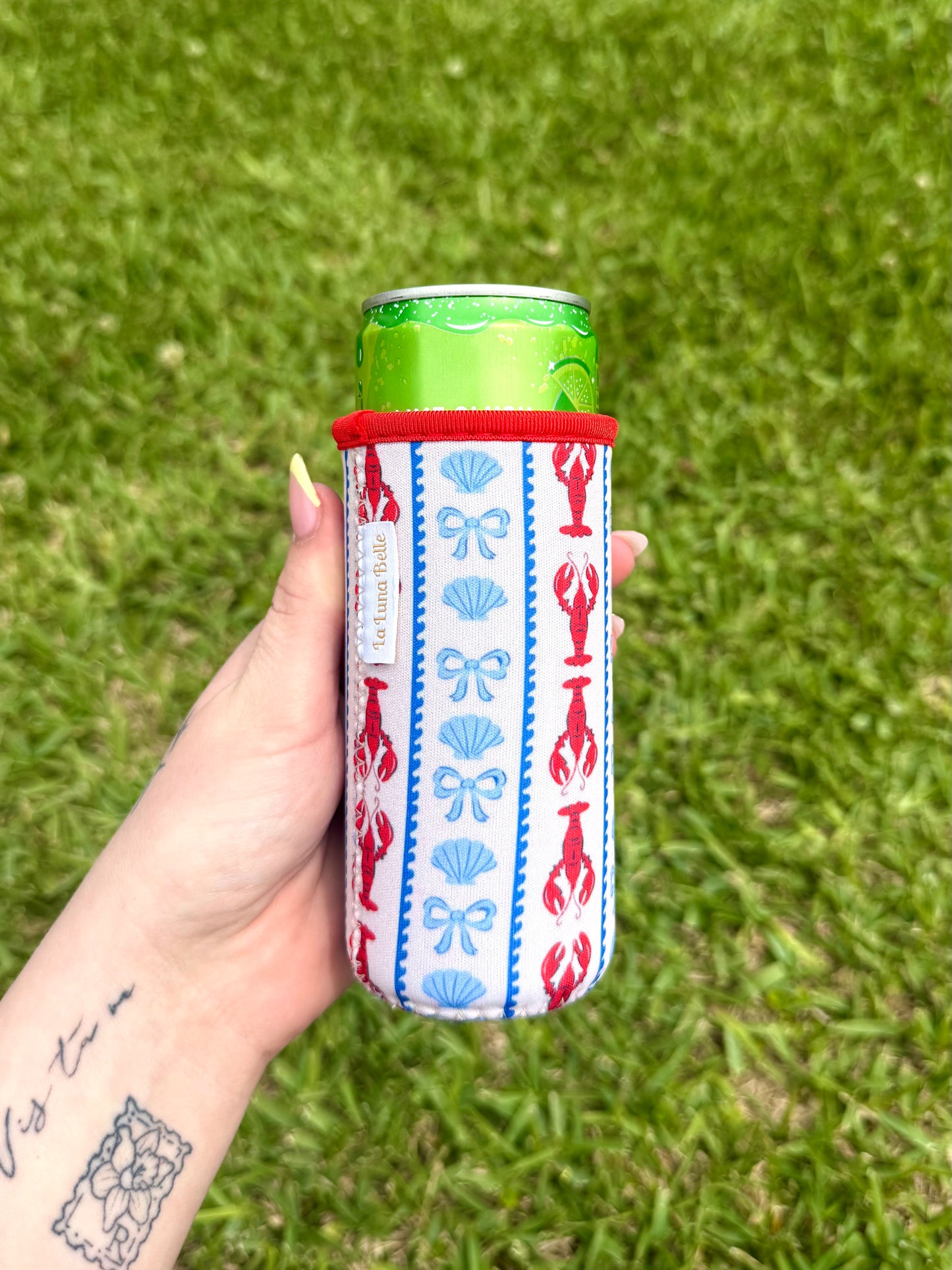 Lobster Shell Slim Can Sleeve