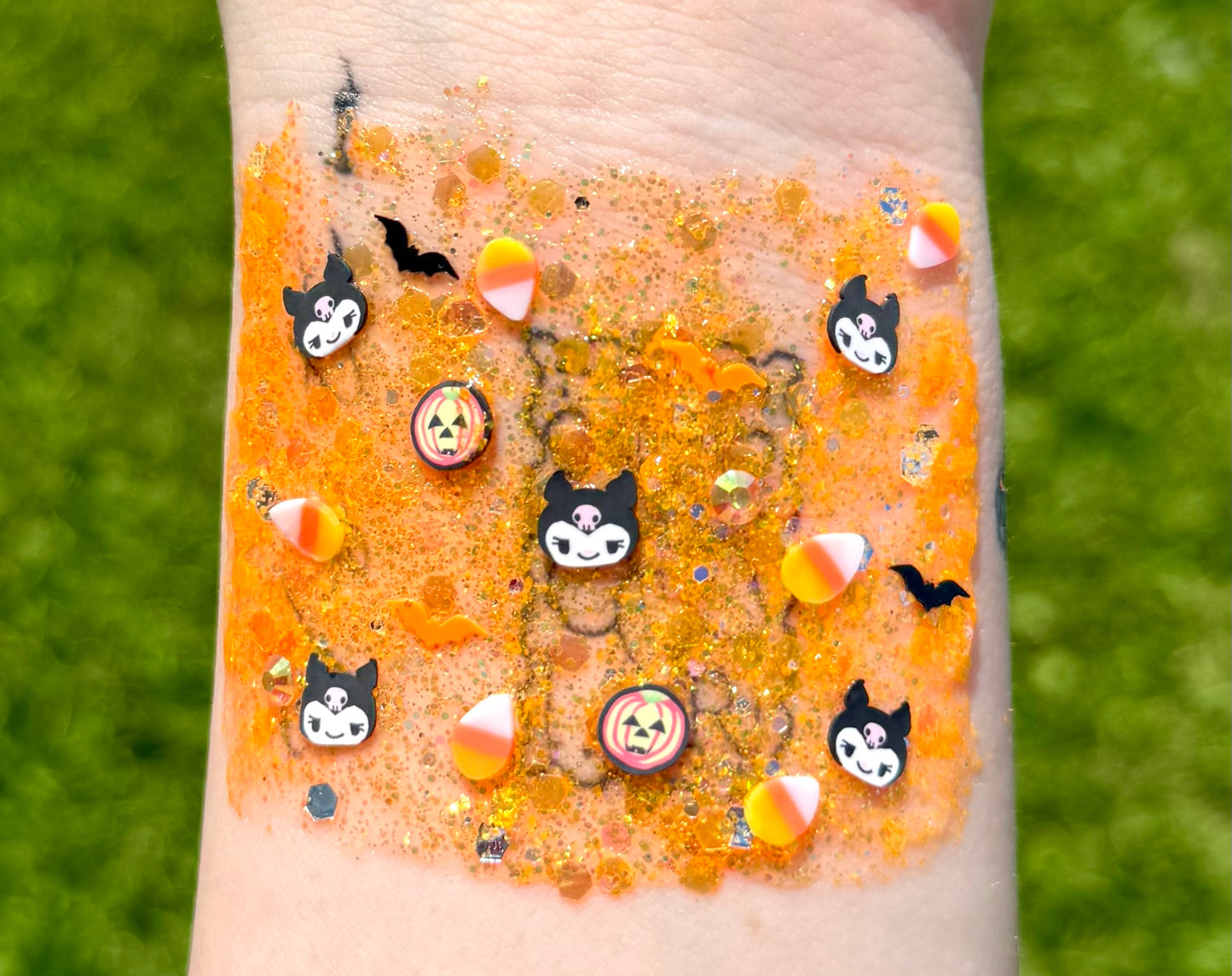 Orange Kitty Organic Hair/Body/Face Halloween Glitter