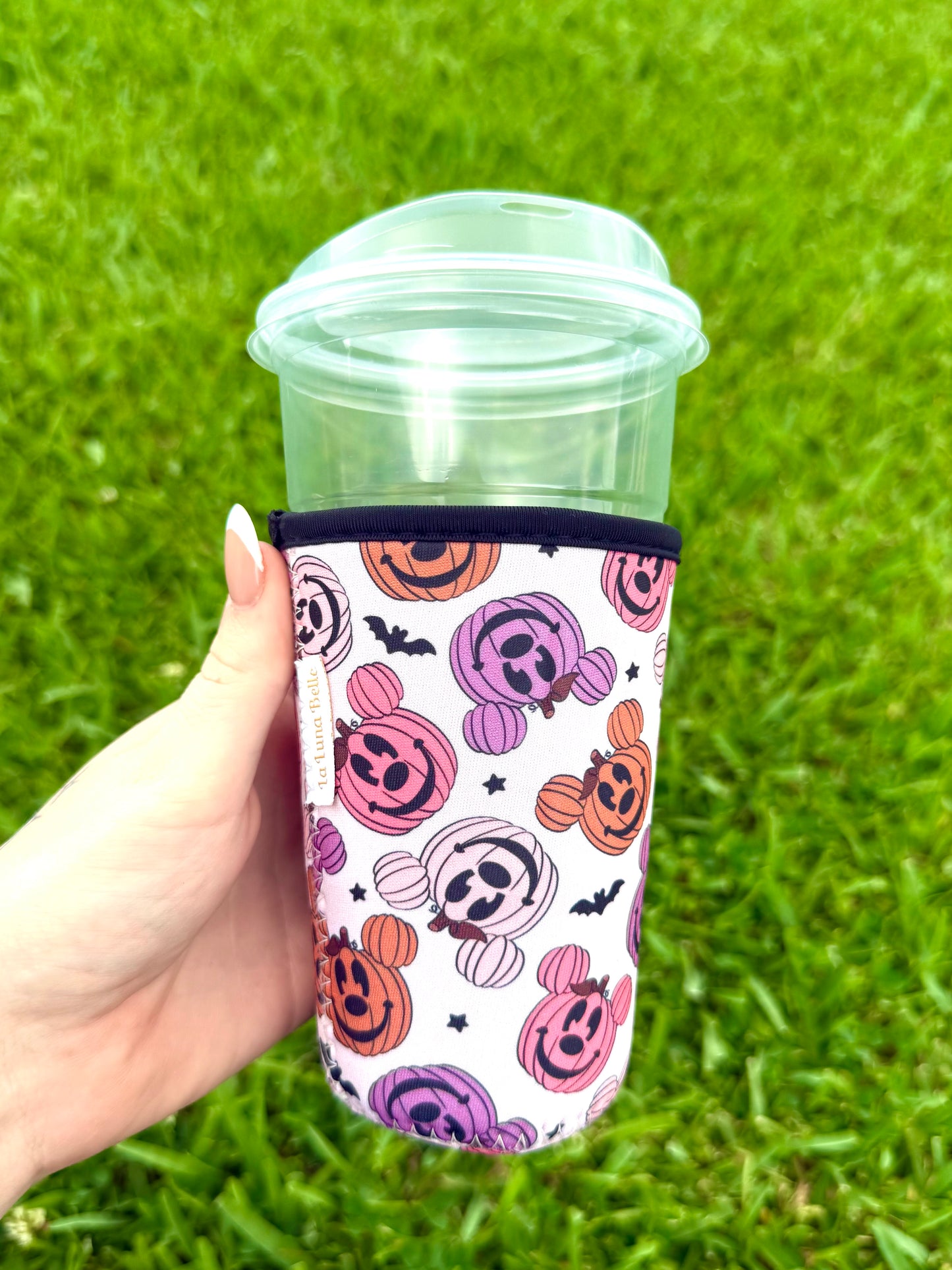 Disney Halloween Multi Pumpkin Medium Cup Sleeve