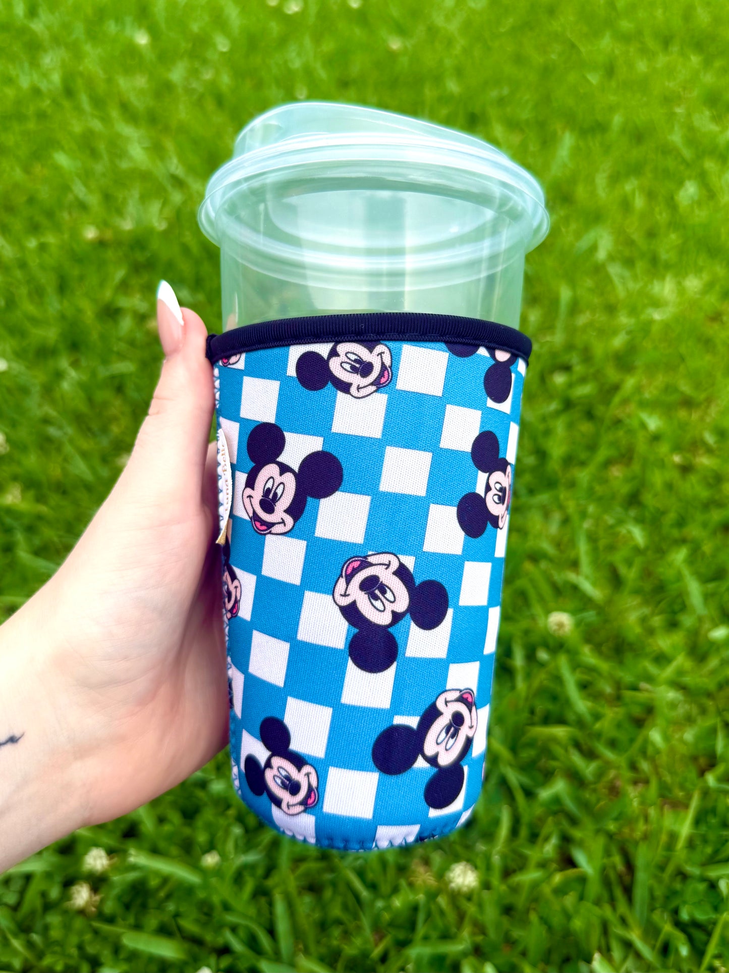 Mickey Blue Checker Medium