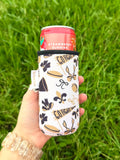Go Fight Win Saints Slim Can Cup Sleeve