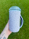 Neutral Leopard Large Cup Sleeve