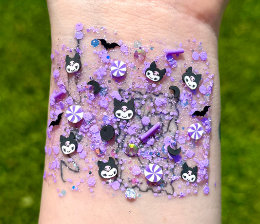 Purple Kitty Organic Hair/Body/Face Halloween Glitter